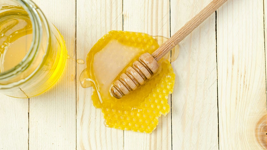 Pure Iranian honey from Alborz mountains - Natural golden Persian honeycomb