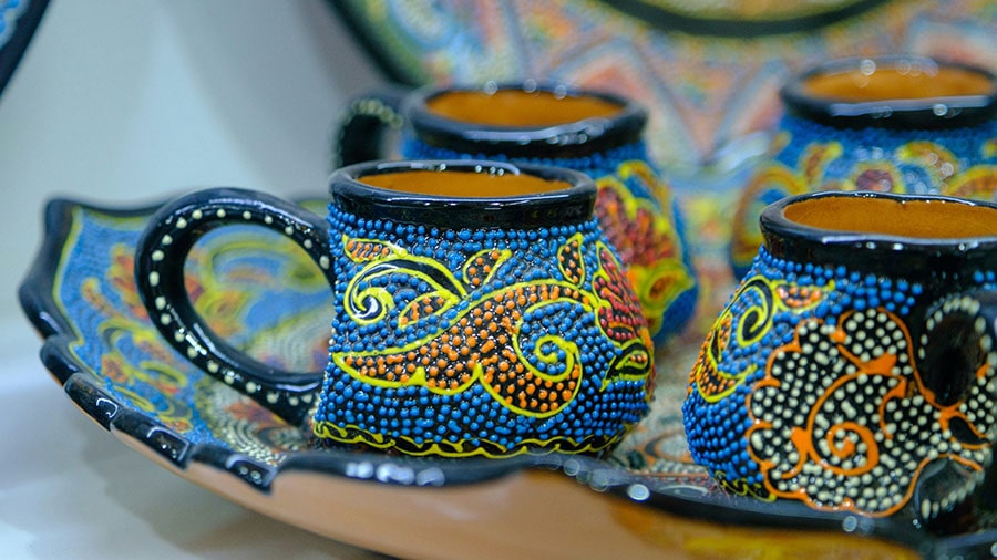 Persian pottery workshop